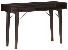 Mesa consola 118x35x76 cm madeira recuperada maciça