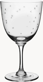 Copos de vinho em cristal artesanal Stars, conjunto de 6