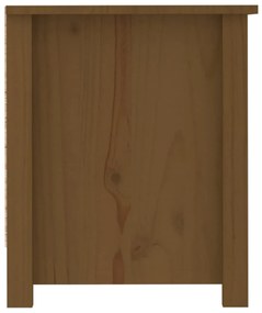 Sapateira 110x38x45,5 cm madeira de pinho maciça castanho mel