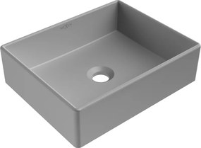 Mexen Goya lavatório de bancada 40 x 32 cm, cinza claro mate - 22184061