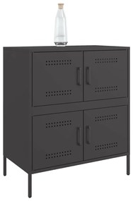 Aparador 68x39x79 cm aço preto