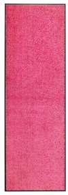 323447 vidaXL Tapete de porta lavável 60x180 cm rosa