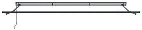 Toldo Retrátil Manual Antracite Cinzento 450 × 300 cm
