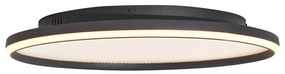 Plafon de design preto com branco incluindo LED com 3 níveis de dimerização - Xavi Design