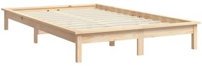 Estrutura de cama 100x200 cm pinho maciço