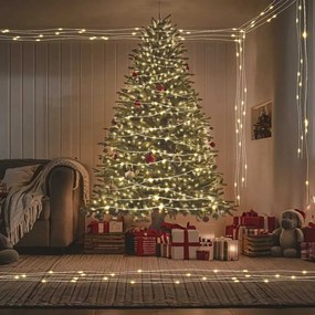 Cordão de luzes com 300 LED 30 m branco quente