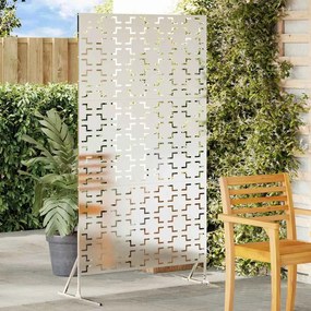vidaXL Protetor de Privacidade Cinzeto 100 x 50 x 180 cm Aço