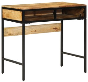 Mesa 80x50x75 cm Madeira Sólida de Manga Crua