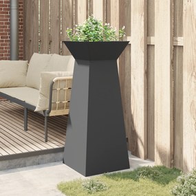 Suporte para Plantas Preto Metal 40 x 40 x 101 cm