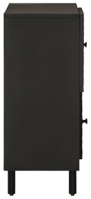 Móvel de apoio 80x33x75 cm madeira de mangueira maciça preto