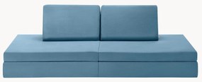 Sofá de brincar modular para crianças em veludo artesanal Mila