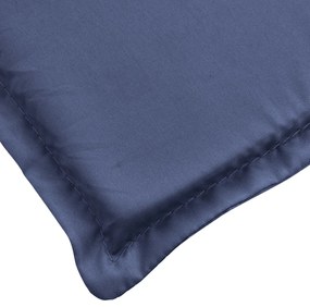 Almofadão de espreguiçadeira tecido oxford azul-marinho