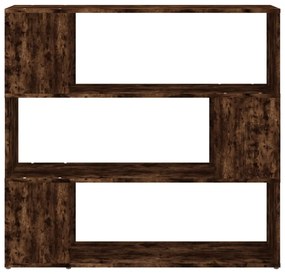 Estante/divisória 100x24x94 cm carvalho fumado