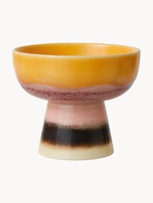 Taça artesanal com vidrado reativo 70's