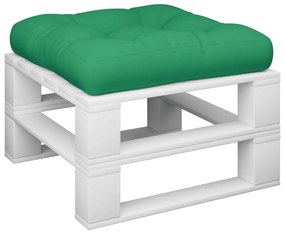 Almofadão para paletes 58x58x10 cm tecido verde