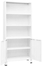 Estante industrial 80x32x180 cm aço branco