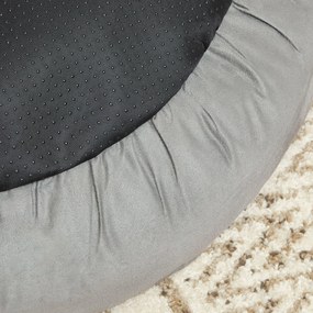 Cama para cães com Ø 60 cm em forma de donut cinzento claro