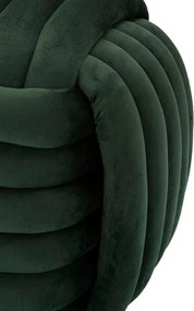 Puff Softy Green - Veludo Verde - 45 cm x 45 cm x 45 cm