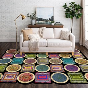 Tapete Hmnt959 – Multicolor – 60x100 cm | Tribo Home