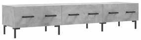 Móvel de TV 150x36x30 cm derivados de madeira cinzento cimento