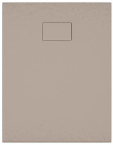 Base de chuveiro SMC 90x70 cm castanho