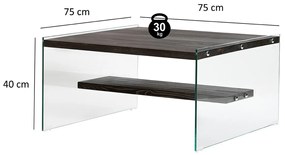 Mesa de Centro Aqua – Antracite – 75x40x75 cm