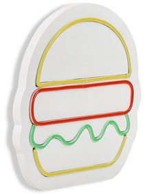 Iluminação LED Decorativa Hamburger – Multicolor – 28 x 27 x 2 cm