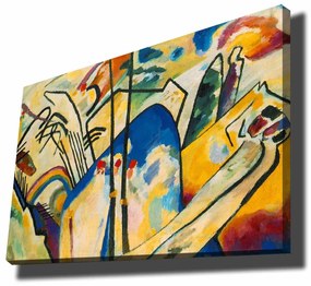 Pintura Decorativa em Tela 70100KANDINSKY007 – Multicolor – 70 x 100 c