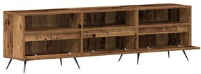 Gabinete de TV Madeira Velha 150x30x44,5 cm Madeira Engenharia