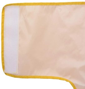 Capa de chuva para cães com tiras reflectoras amarelo XL
