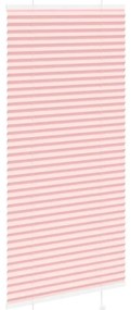 Rosa Plissada Cega 60x100 cm Largura Tecido 59,4 cm Poliéster