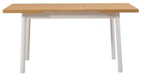 Mesa de Jantar Extensível Oliver – Branco – 120-153 x 77 x 75 cm