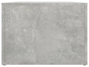 Mesa de centro 80x50x36 cm derivados madeira cinzento cimento