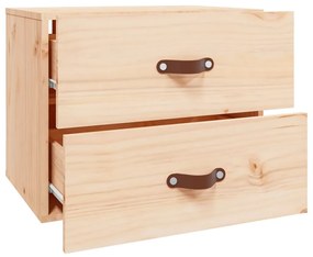 Mesa de cabeceira de parede 50x36x40 cm