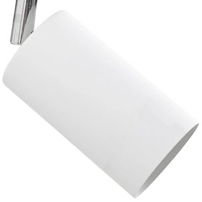 Spotlight de Teto 6 Direções Ajustáveis Branco GU10