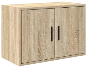 Armários de garagem 2pcs derivados de madeira carvalho sonoma