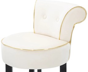 BANCO DE BAR LUXY 46X48X96 CM CREME