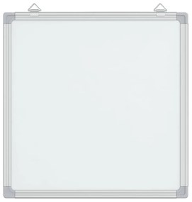 Quadro branco magnético 60x60x1,7 cm alumínio