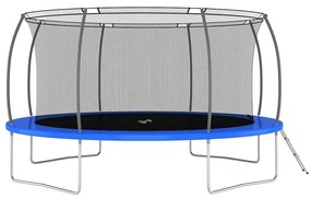 Conjunto de trampolim redondo 460x80 cm 150 kg