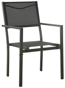 9 pcs conjunto de jantar para exterior aço
