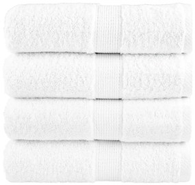 Toalhas de mãos premium SOLUND 4 pcs 30x30 cm 600 g/m2 branco