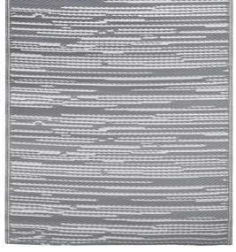 Tapete de exterior 160x230 cm ARAKIL PP cinzento