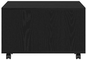 Mesa de Café vidaXL Carvalho Preto 60x60x38 cm Madeira Injetada