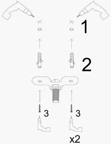 Candeeiro Suspenso Fiko – Preto – 37 cm de Diâmetro, 115 cm de Altura