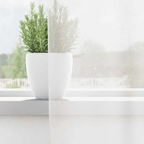 Cortinas de voile com laços 2 pcs branco 140x260 cm