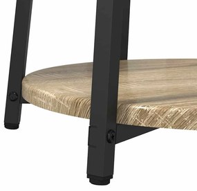 Conjunto de Mesas de Apoio 2 pcs Carvalho Sonoma em Madeira Compensada