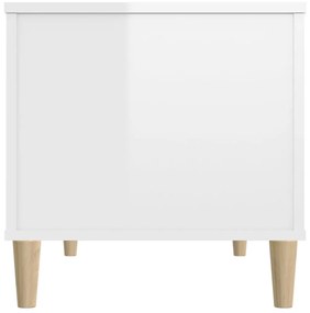 Mesa centro 90x44,5x45 cm derivados de madeira branco brilhante