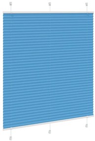 Plissado Cego Azul 120x100 cm Largura Tecido 119,4 cm Poliéster