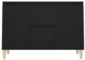 Aparador 101x35x70 cm derivados de madeira preto