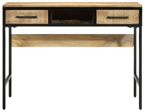 Mesa 100x50x75 cm Madeira Maciça Rough Mango